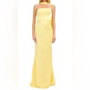 NEW LENA sunny scarf gown in lemon